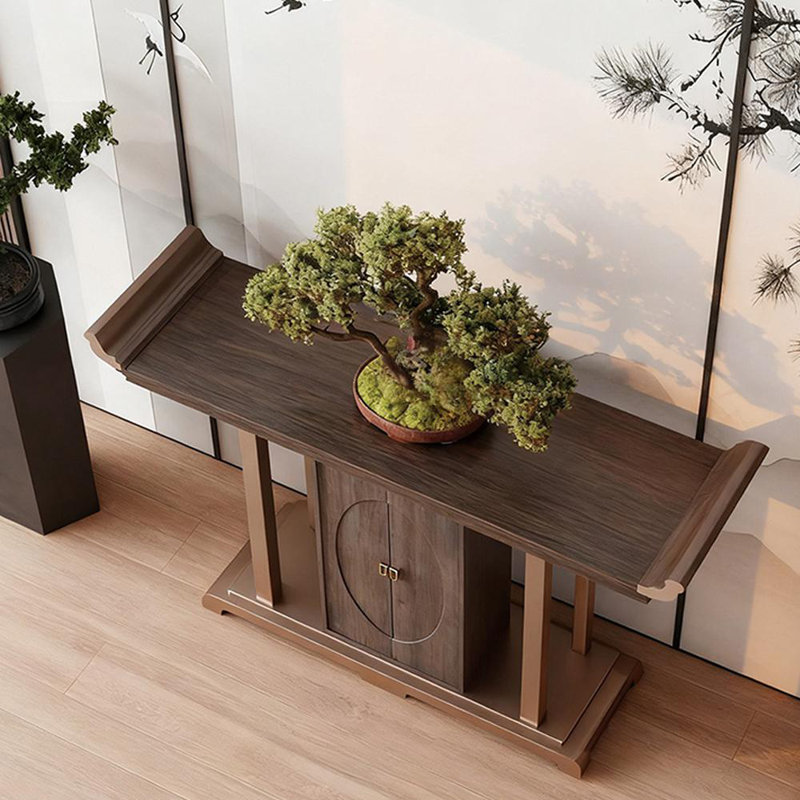 Nouvelle console de style chinois, H 34,6 po x l 70,9 po x P 15 po