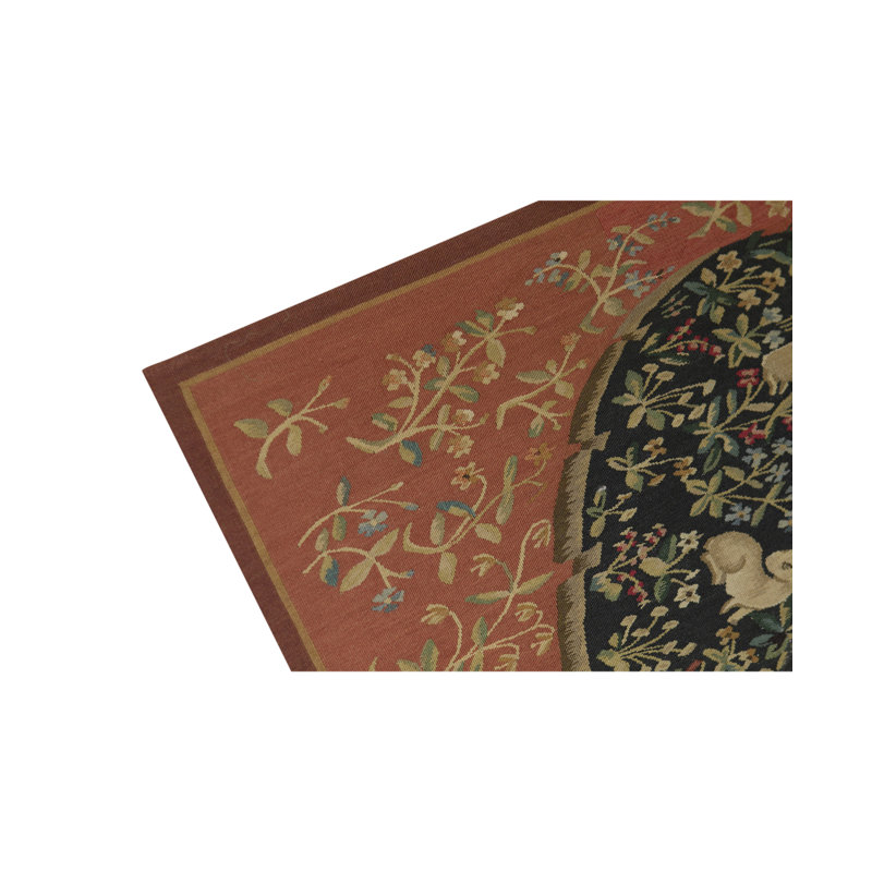 Hand-Knotted High-Quality Red/Green/Beige Area Rug
