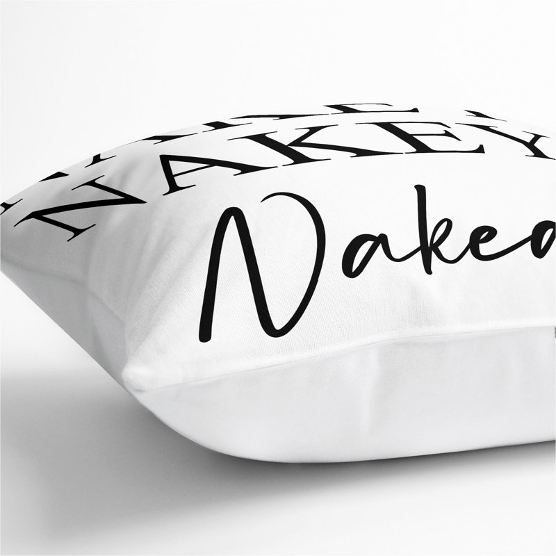 Square Cushion, 55cm H x 55cm W x 20cm D, White