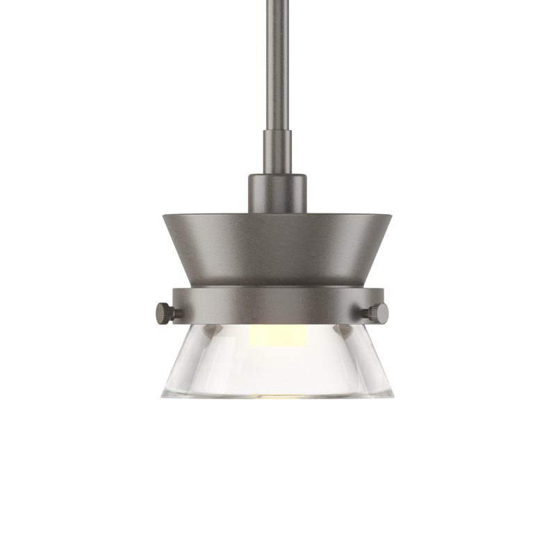 Apparatus 1 - Light Single Cone Pendant, Dark Smoke