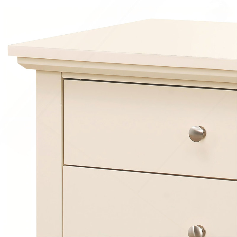 Charming Casual Nightstand In Beige, Beige