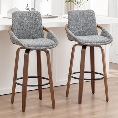Swivel Upholstered Counter Stool