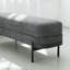 Banc rembourré gris-538868165