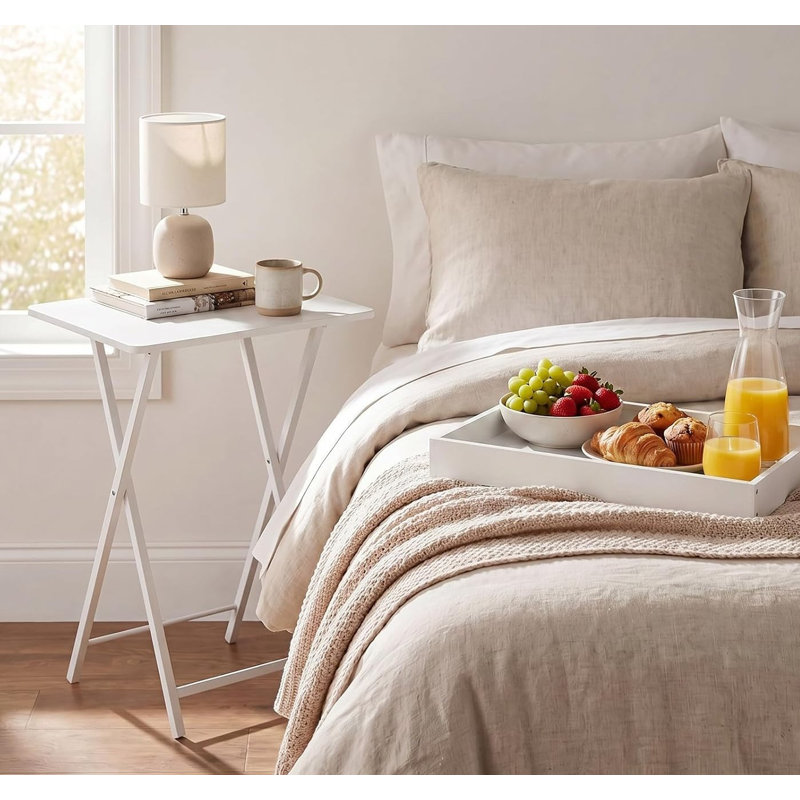 48cm Folding Table, White
