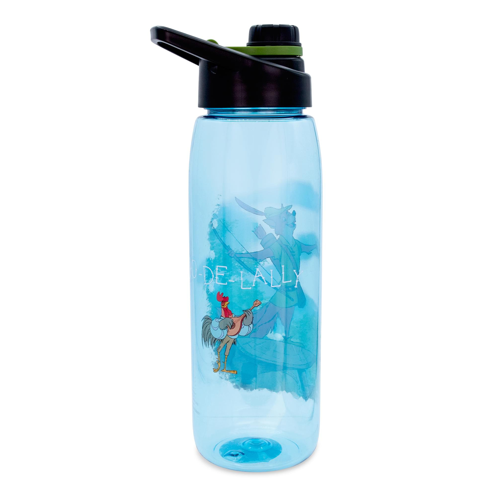 Disney Robin Hood What A Good Day Water Bottle with Lid | Holds 28 Ounces