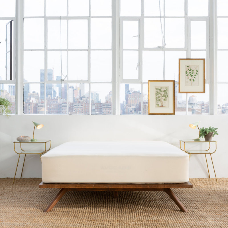 Organic Waterproof Mattress Protector, 17", Twin