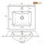 Meuble-lavabo moderne de 20 pouces avec lavabo en céramique, porte à fermeture en douceur, tablette réglable en forme de U et plusieurs options de rangement pour les petits espaces-484243330