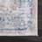 Washable Non-Slip Traditional Rug - Ocean Blue / Brick Area Rug-1363345626