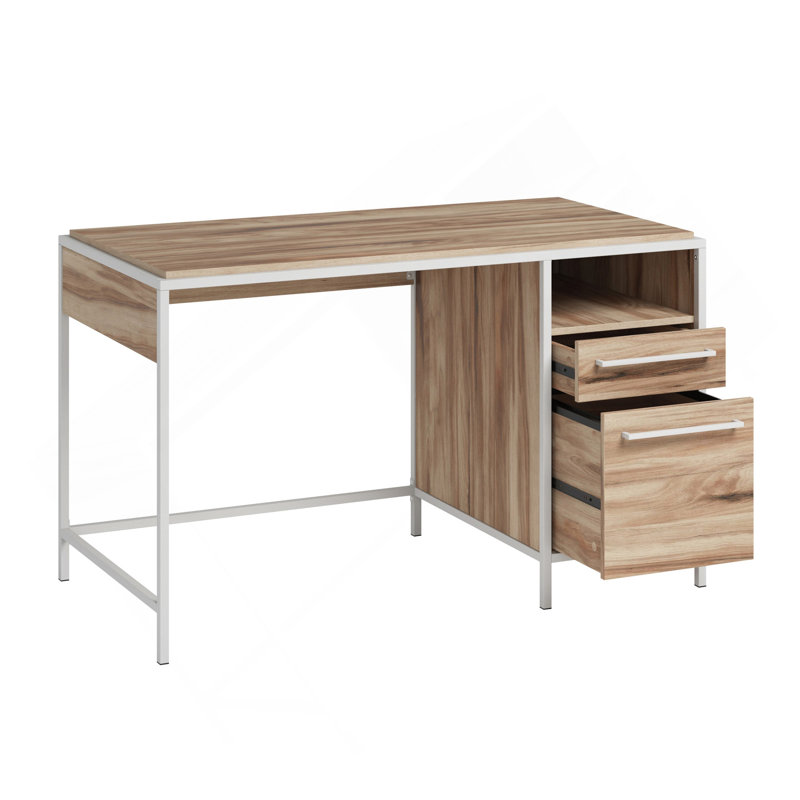 Desk, Brown Finish