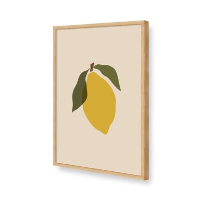 «Simple Lemon II» par Garima Dhawan, reproduction d'art sur toile