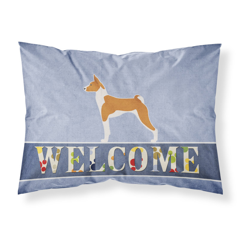Taie d’oreiller welcome, Basenji