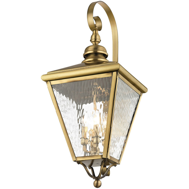 Wall Light, Antique Brass