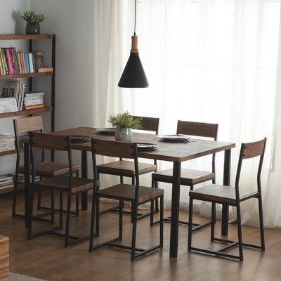 Kaci Dining Set with 6 Chairs
