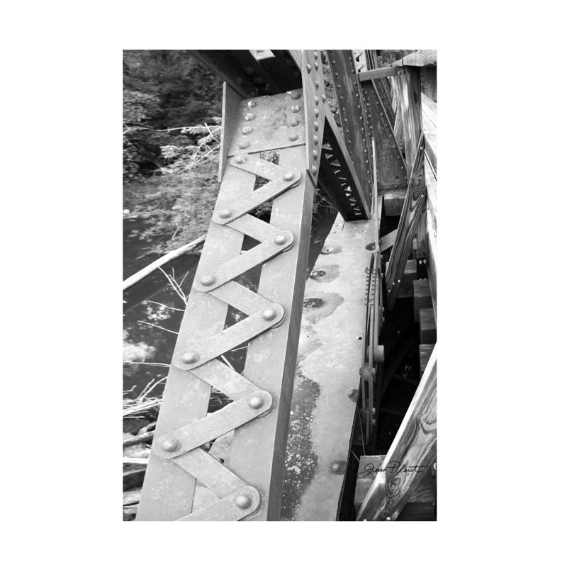 Architecture Old Bridge D On Canvas Photograph, 19" H x 12" W x 2" D