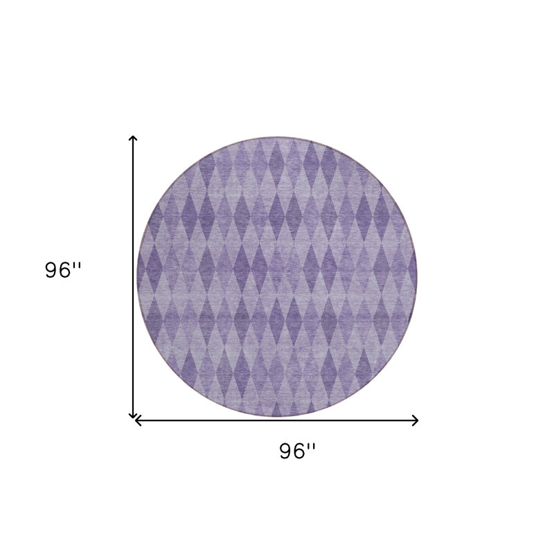 Tapis d'intérieur rond 8 pi