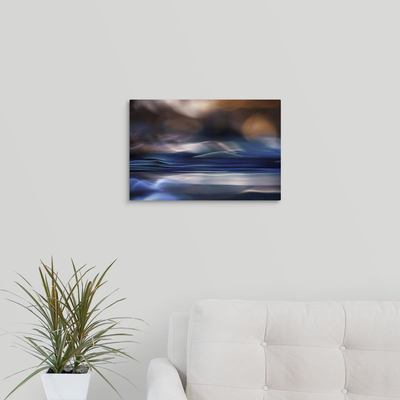 « côtier aube », impression sur toile, H 12 po x l 18 po x P 1,5 po