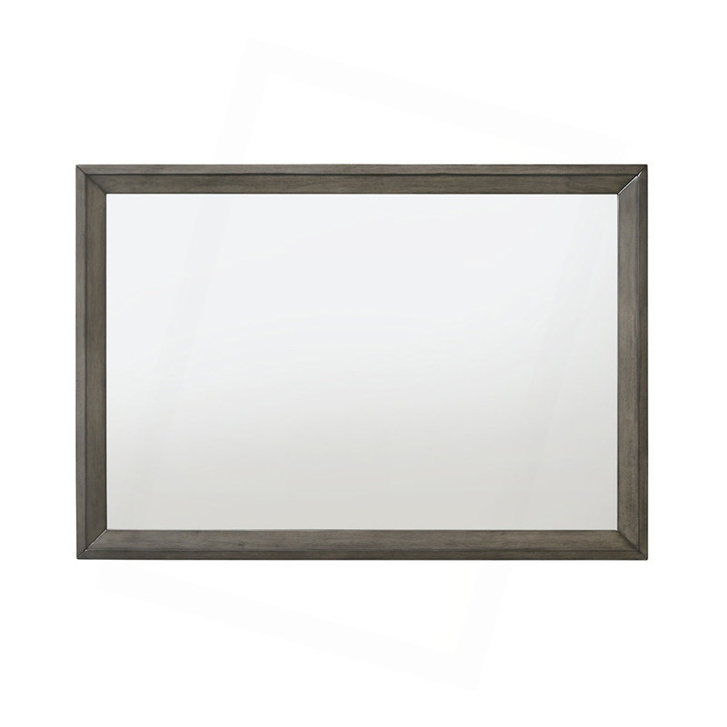 Gray Oak Finish Mirror