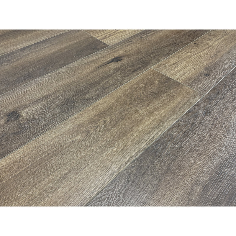 8mm Thick 9'' W x 71'' L Vinyl Plank, Pastoral Brown