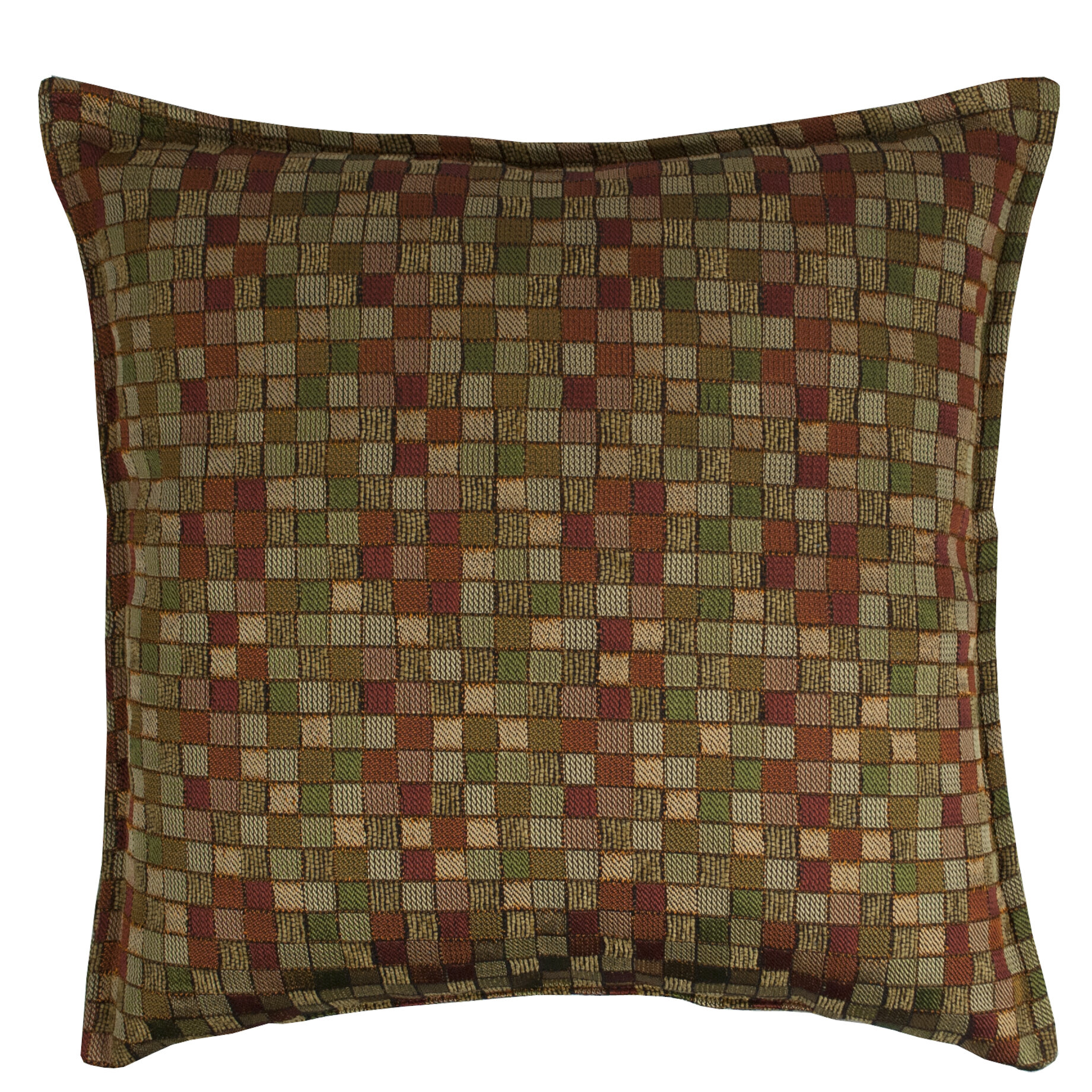 Eickhoff Circles Indoor/Outdoor Pillow 18 x 18 Langley Street Color: Delft