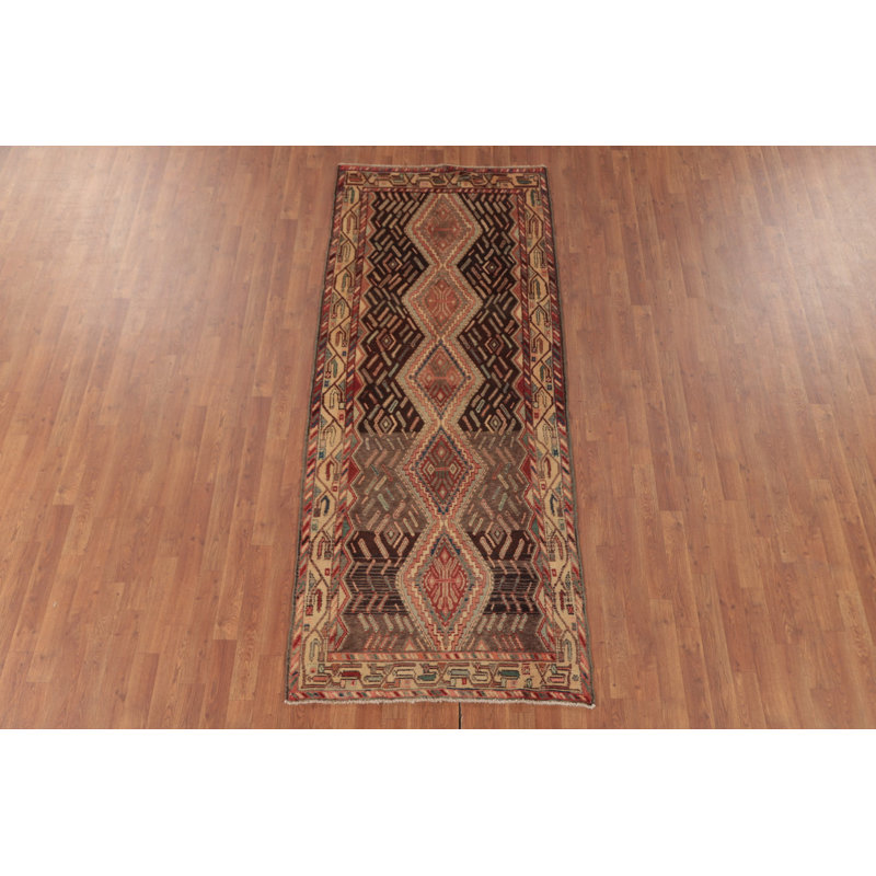 Geometric   Runner Rug 3x8