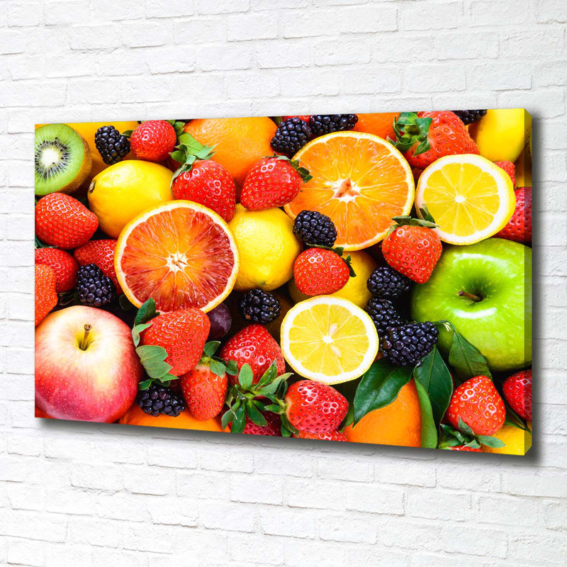 Colorful Fruits - Wrapped Canvas Print