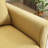 46.3 Inch Oversized Chenille Armchair, Comfy Chair and a Half Single Sofa with Pillow, Yellow-979075242