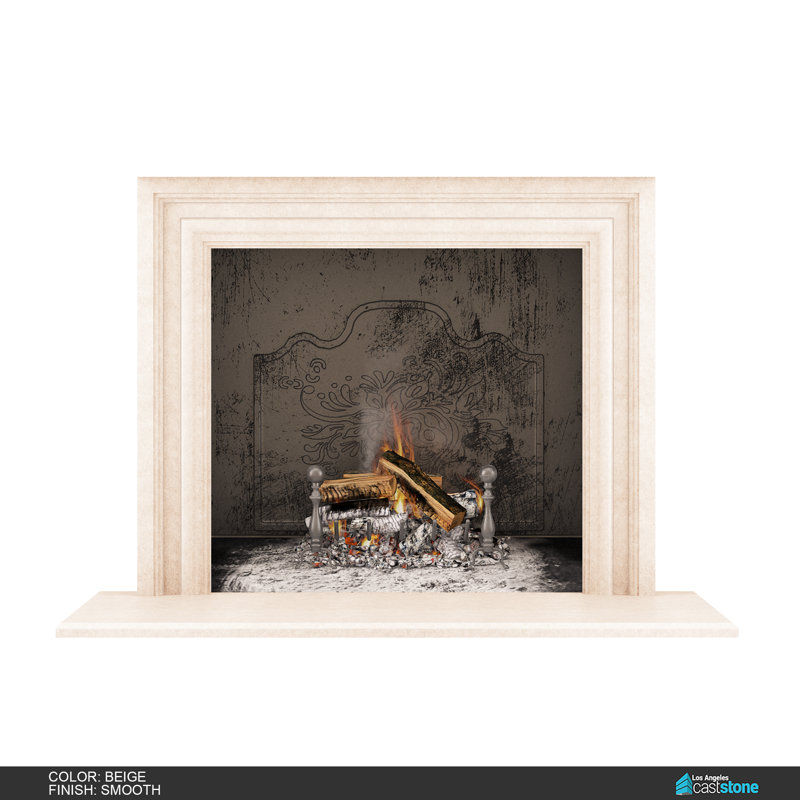 Monterey Fireplace Surround, Smooth Beige