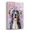 Art mural épique «Flower Crown Pit Bull 6» par Furbaby Affiliates-662058945