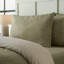 Brushed Herringbone Cotton Reversible Duvet Cover Set-130248629-130248630