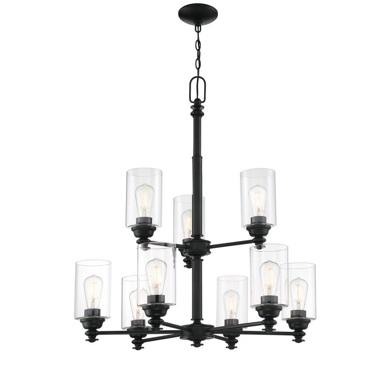 Lustree 9 lumières façon bougie/classique Uffington, Dos plat