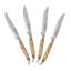 French Home Laguiole Connoisseur Olivewood BBQ Steak Knive Set-2033893254