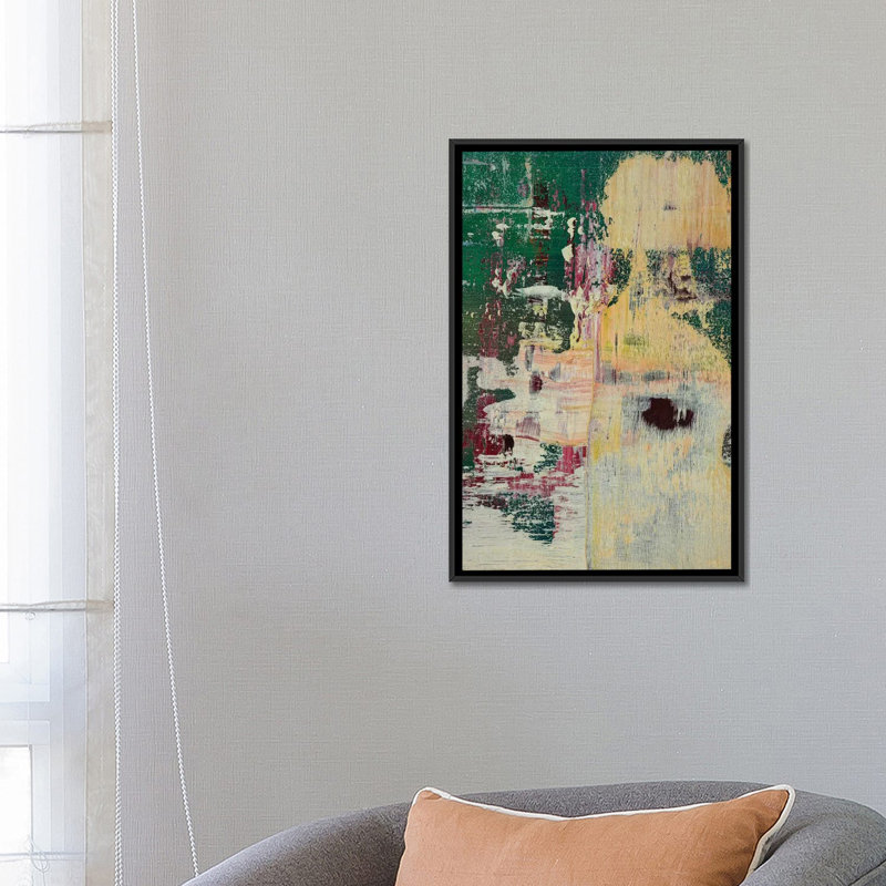 « james t », reproduction sur toile, H 26 po x l 18 po x P 1,5 po, Toile avec cadre flottant noir, Pas de tapis