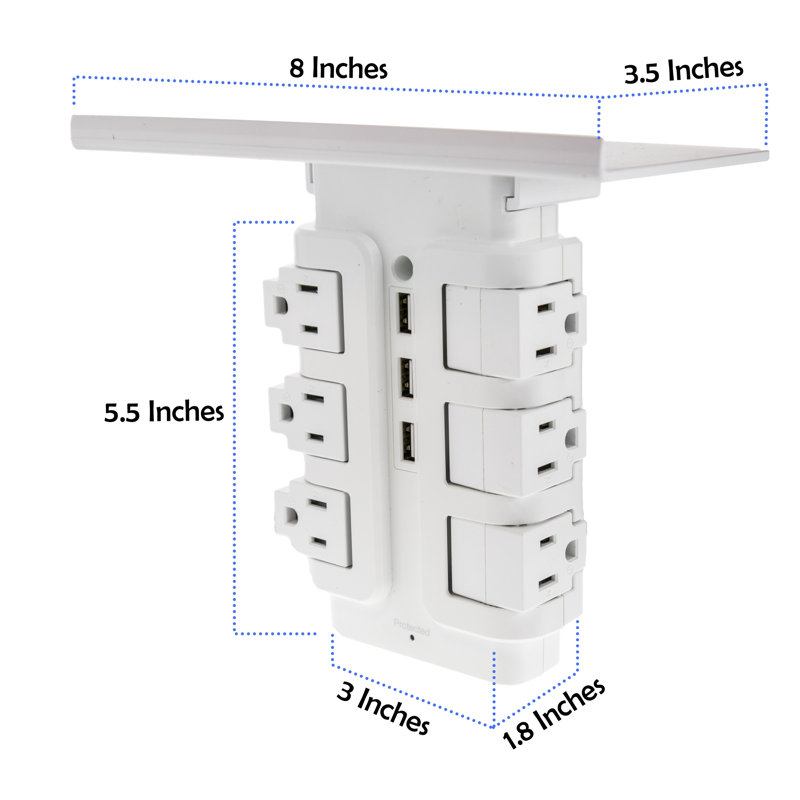15 Tamper Resistant Multi-Location Socket