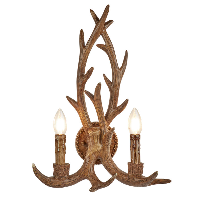 Conerly Resin Candle Wall Light