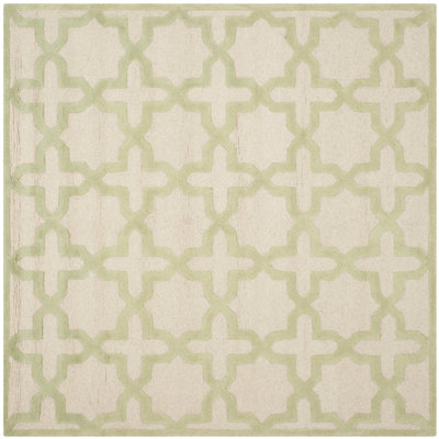 Igna Hand Tufted Wool Geometric Rug