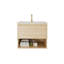 Meuble-lavabo moderne avec rangement, 24 po