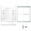60" W x 74.75" H Frameless Rectangle Sliding Shower Kit with Towel Bar and Base Included-396322267-497540138