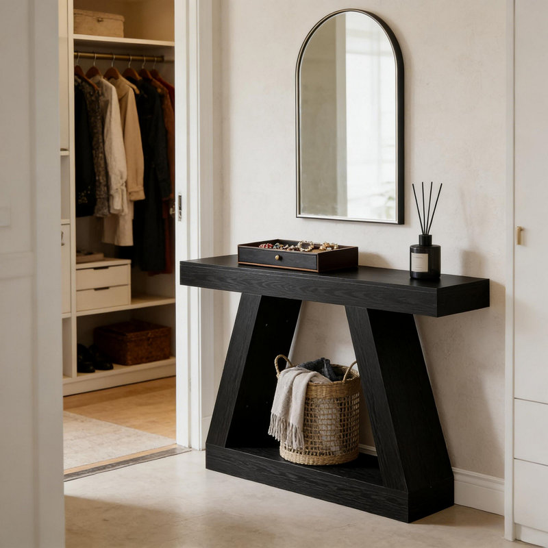 Table de canapé moderne, table de couloir, console, table d'appoint décorative