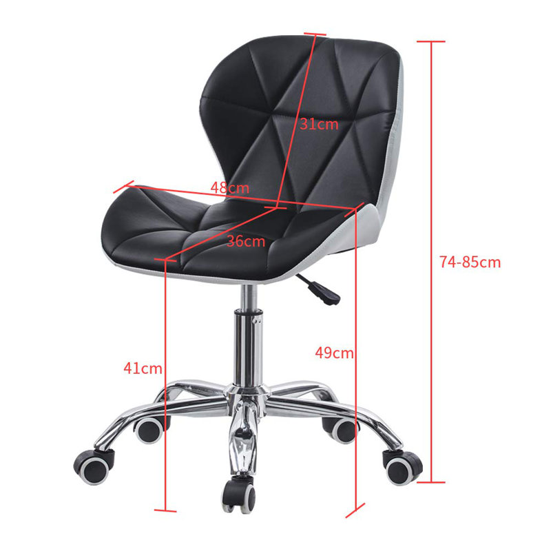 Alaynah Office Chair, Black, Black
