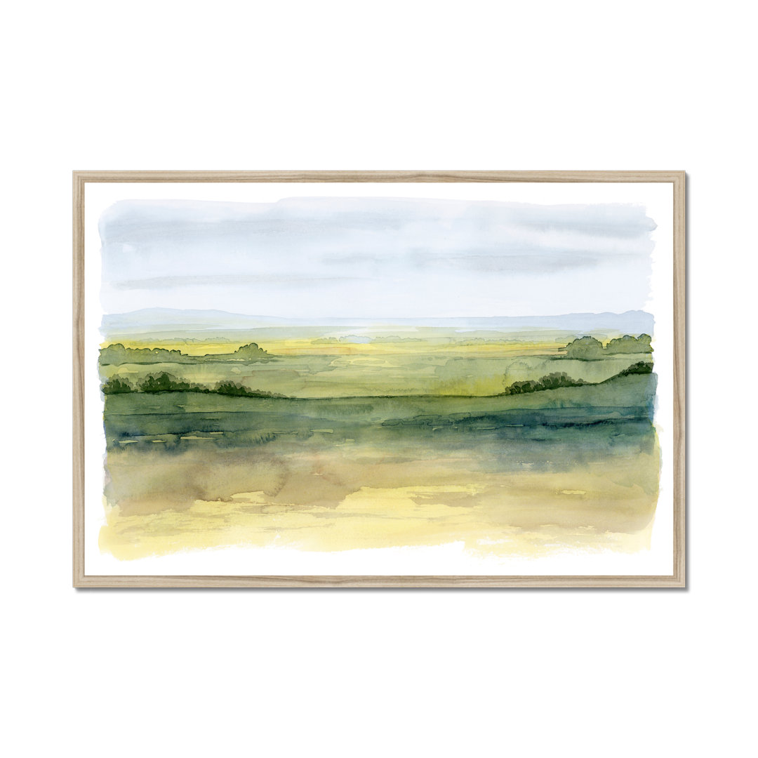 Golden Strata I by Grace Popp - Wrapped Canvas Painting