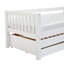 Booth Solid Wood EU Single - 90 X 200 Cm with Trundle