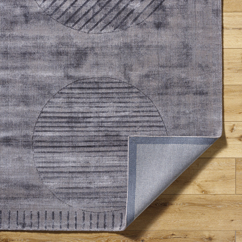 Onetta Hand Loomed Viscose Abstract Indoor Rug, Rectangle 2' x 3'