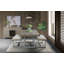 Polyester Blend Upholstered Bench