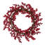 24" Artificial Red Ice Berry Wreath