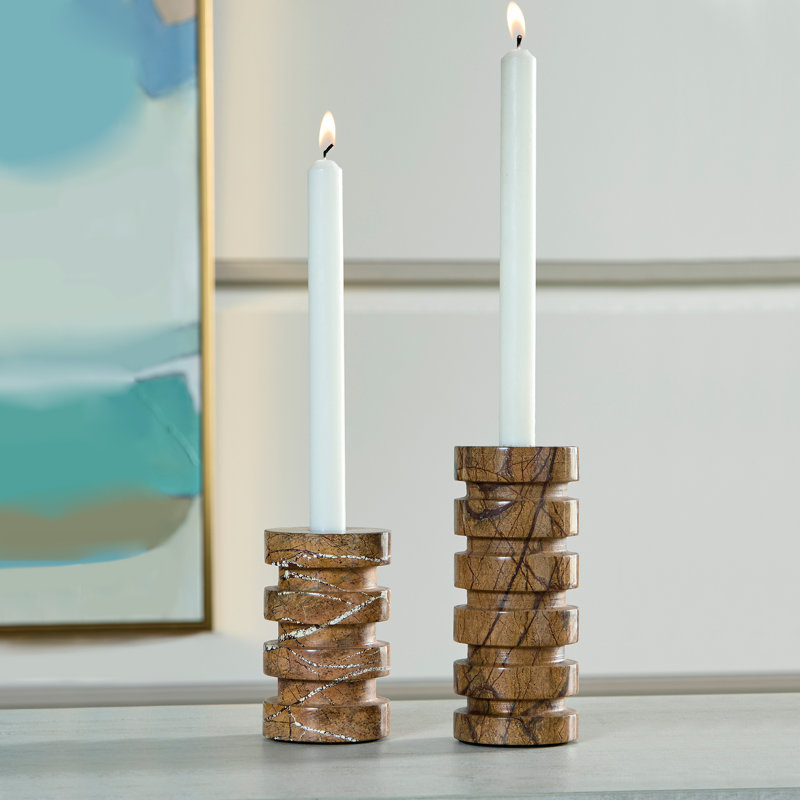 Rochon Candle Holder Set (Set Of 2)