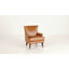 Fauteuil à oreilles en cuir 29,2 po Aviles-2105344364