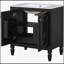 Meuble-lavabo de style rétro 30 po avec lavabo, deux portes, charnières à fermeture douce et tablette réglable pour un rangement élégant-339031320-339031316