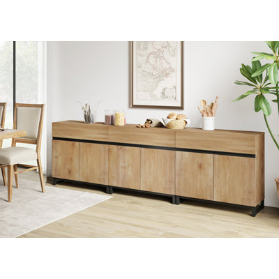 Modern 3-In-1 Accent Cabinet With Shelves - Storage Cabinet For Living Room, Hallway, Entryway