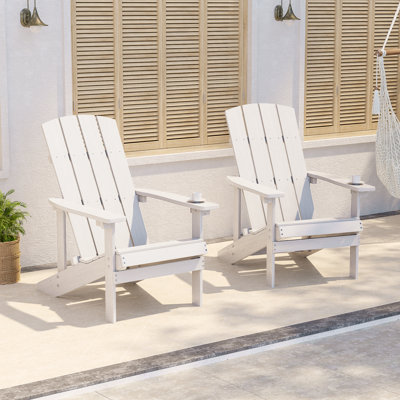 Bucareli Ergonomics Plastic Adirondack Chair