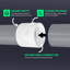 Adaptateur de nettoyage en PVC blanc 6 pouces, moyeu x filetage femelle pour systèmes de drainage, d'évacuation et d'évacuation (paquet de 10)